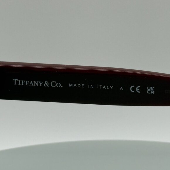 Tiffany & Co. Sunglasses TF4220 8389/3C Burgundy Cat Eye Gray Gradient Lenses - Picture 9 of 10